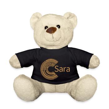 Für Sara - Teddy - Schwarz - Vorne