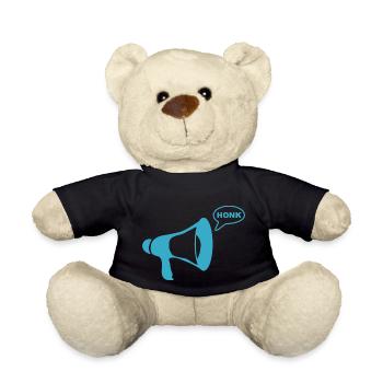 honk megafon - Teddy - Schwarz - Vorne
