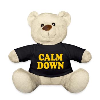 Calm down - Teddy - Schwarz - Vorne