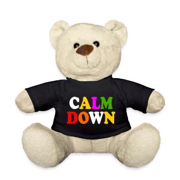 Calm down - Teddy - Schwarz - Vorne