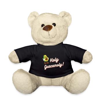 Holy Guacamoly | Avocado | Guacamole - Teddy - Schwarz - Vorne