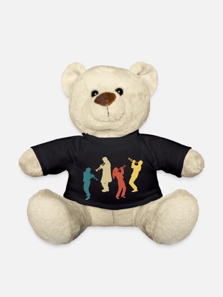 Vintage Retro Trompete - Teddy - Schwarz