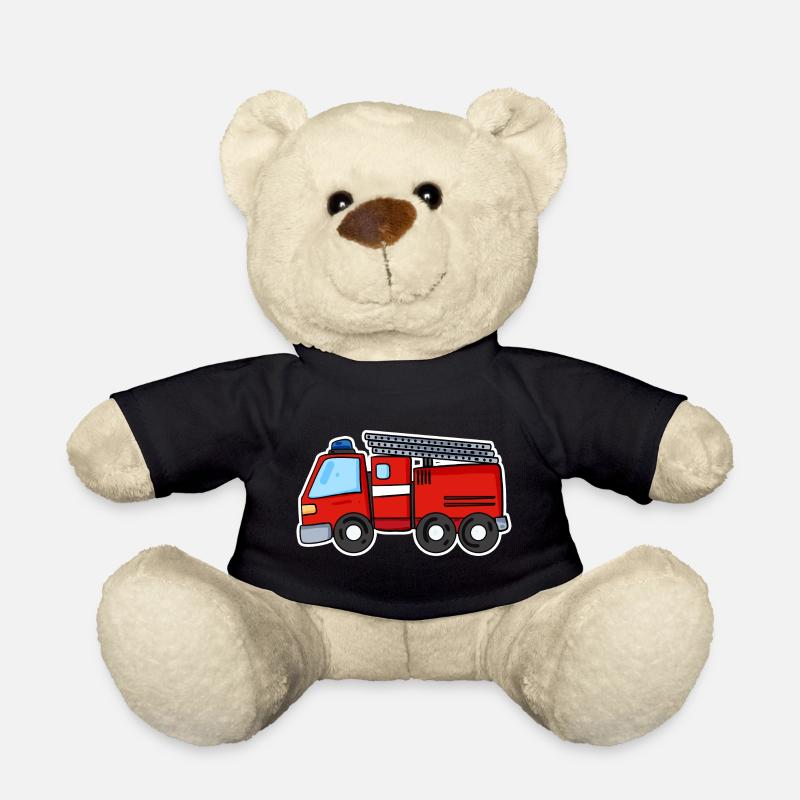 Feuerwehr Auto - Teddy - Schwarz