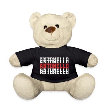 Antonello t-shirt stacked text gift t-shirt - Teddy Bear - black - Front