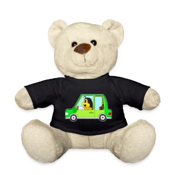 Bee Car - Teddy Bear - black - Front