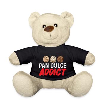Concha Hispanic Mexican Pan Dulce - Teddy Bear - black - Front