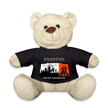 Prepper Your Prep Your Protection - Teddy Bear - black - Front