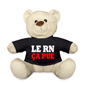 le rn ça pue - Nounours - noir - Devant