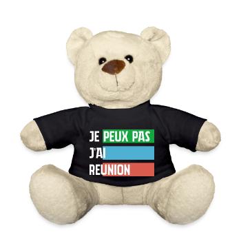 I can't I have a meeting - Teddy Bear - black - Front