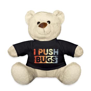 Lustiger Entwickler Witz - Teddy - Schwarz - Vorne