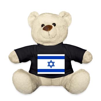 Israel - Teddy Bear - black - Front