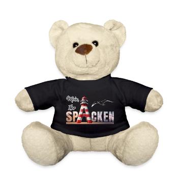 Moin Ihr SPACKEN - Teddy - Schwarz - Vorne
