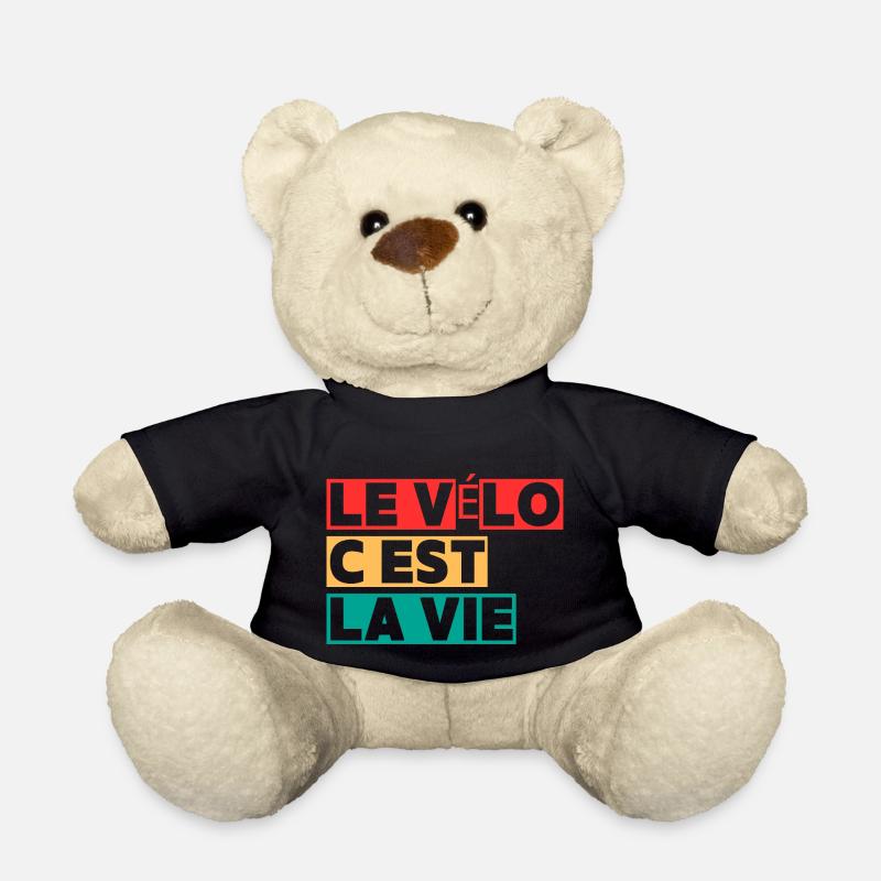 Radfahren ist Leben,Radfahren,Radfahrer,Radfahren - Teddy - Schwarz