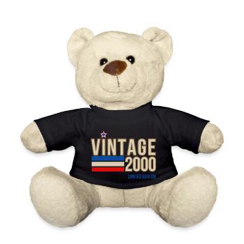 Vintage 2000 limitierte Auflage - Teddy - Schwarz - Vorne
