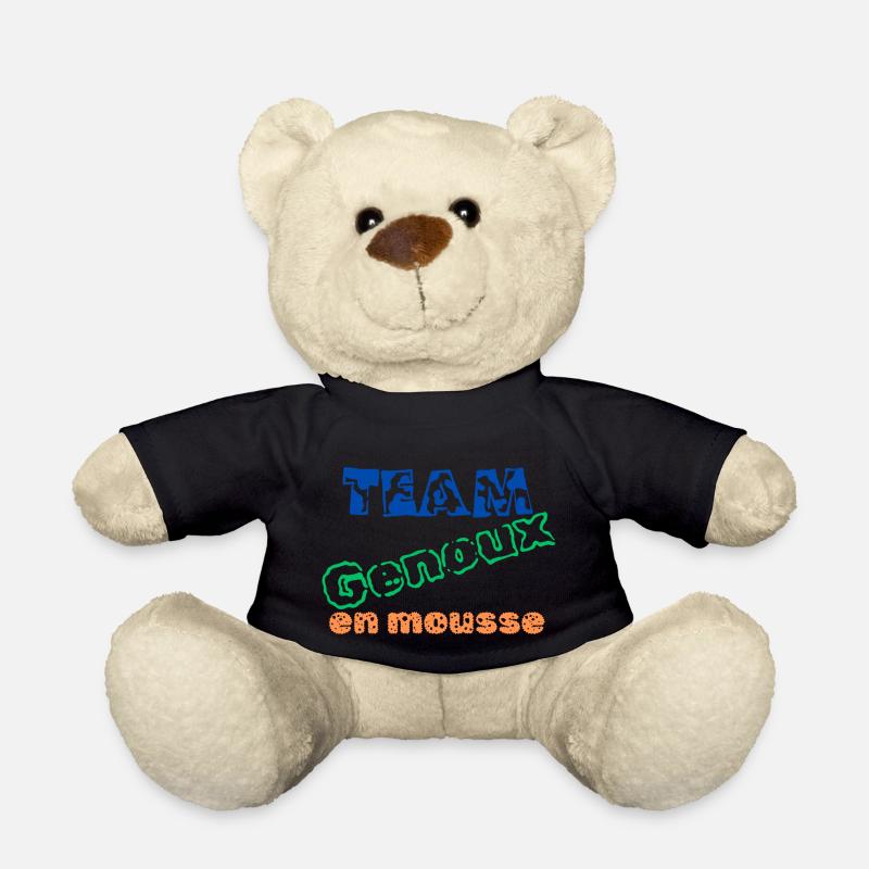 Team Genoux en mousse - Nounours - noir