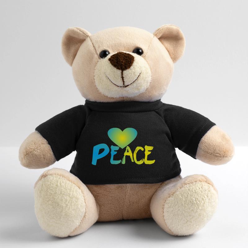 Peace Herz Frieden Friedenszeichen Teddy