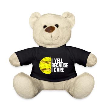 Ich schreie, weil es mir wichtig ist, Softball-Elt - Teddy - Schwarz - Vorne