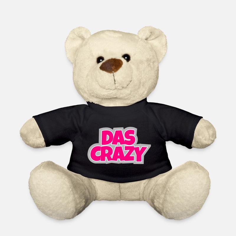 The Crazy - crazy, eye-catching and simply funny - Teddy Bear - black