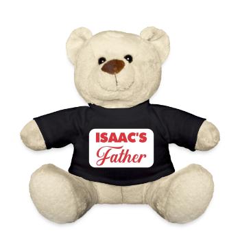 Feierliches Design für Isaacs Vater - Teddy - Schwarz - Vorne