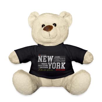 New York Street Style Denim Design - Nounours - noir - Devant