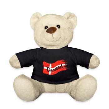 Drapeau danois - Nounours - noir - Devant