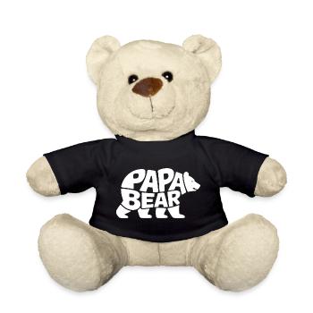 Papa Bear - Teddy Bear - black - Front