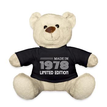 Original 1978 Vintage 1978 Rétro Anniversaire 1978 - Nounours - noir - Devant