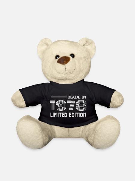 Original 1978 Vintage 1978 Retro Geburtstag 1978 - Teddy - Schwarz