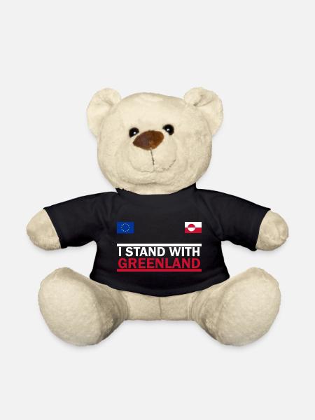 Ich unterstütze Grönland – Grönland - Teddy - Schwarz