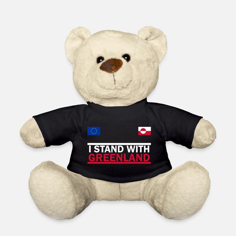 Ich stehe zu Grönland - Teddy - Schwarz
