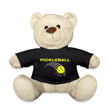 Pickleball lustiges Pickleball Spieler - Teddy - Schwarz - Vorne