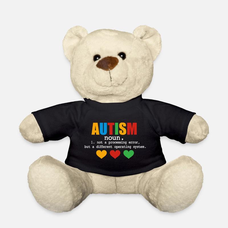 Autism Definition - Teddy - Schwarz
