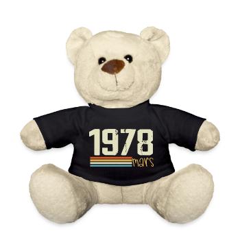 Vintage Mars 1978 - Nounours - noir - Devant