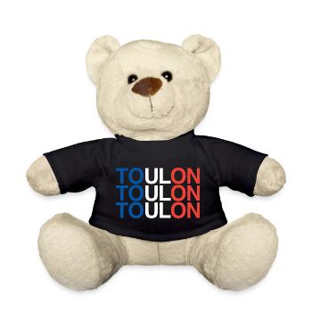 Toulon, France, France - Teddy Bear - black - Front