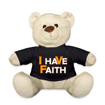Mois de sensibilisation à l’infertilité du mois de la FIV J’ai Faith - Nounours - noir - Devant