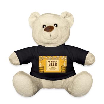 Flüssiges Willkommen - Teddy - Schwarz - Vorne