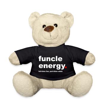 Lustiger Funcle-Slogan - Teddy - Schwarz - Vorne