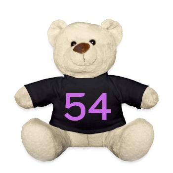 54 - Teddy Bear - black - Front