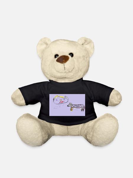 La place était vide, pourtant le chien refusait de partir - Nounours - noir