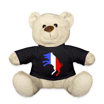 Sanglier Bleu Blanc Rouge - Teddy - Schwarz - Vorne