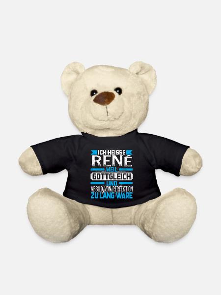 RENE - Gottgleich Geschenk - Teddy - Schwarz