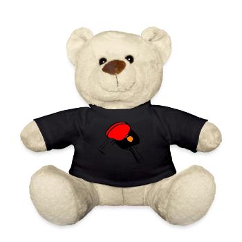 table tennis ping pong tischtennis bat8 - Teddy - Schwarz - Vorne