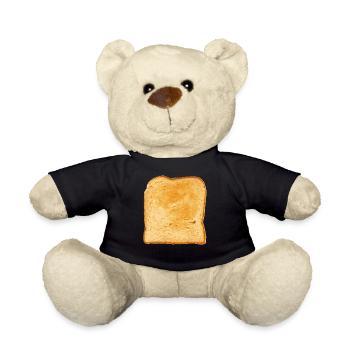 sandwich toast toaster breakfast breakfast1 - Teddy Bear - black - Front