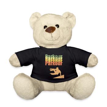Parkour - Teddy Bear - black - Front