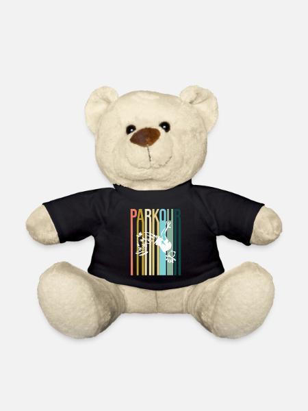 Parkour Retro - Teddy Bear - black