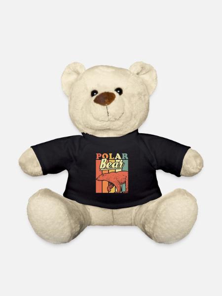 Eisbär Bär Raubtier Arktis Winter Schnee Eis Tier - Teddy - Schwarz