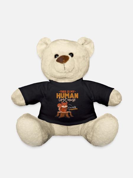 Eichhörnchen Kostüm Karneval Halloween Tier - Teddy - Schwarz