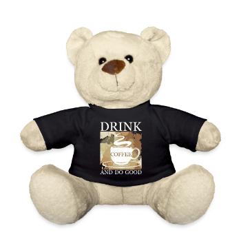coffee - Teddy Bear - black - Front