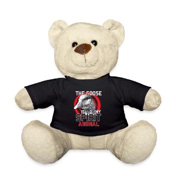 Gans spirituell Tier Geschenk Dorf Bauernhof - Teddy - Schwarz - Vorne