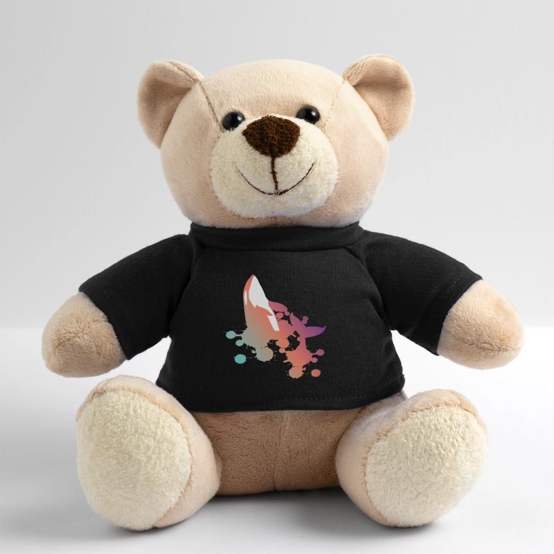 Orca whale pastel gradient gift Teddy Bear